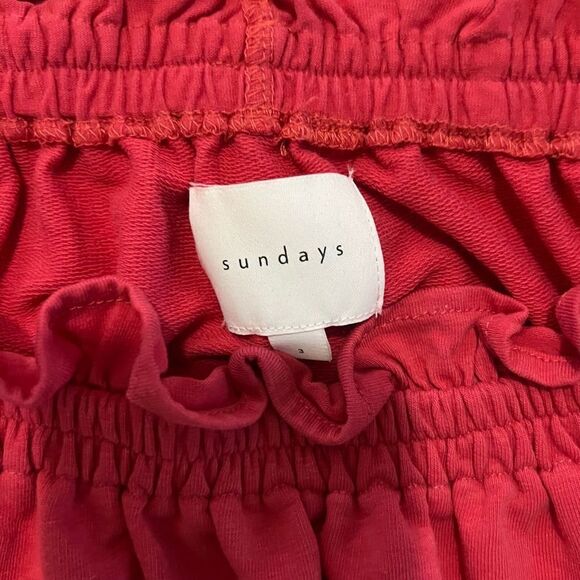 Sundays Bella Off the Shoulder Blouse Top Teaberry Pink Size 3 - Picture 4 of 5